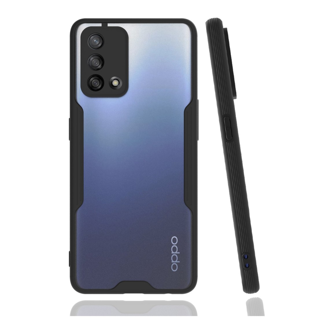Oppo A74 4G Kılıf Platin Silikon - Siyah Oppo A74 4G Kılıf Platin Silikon - Siyah