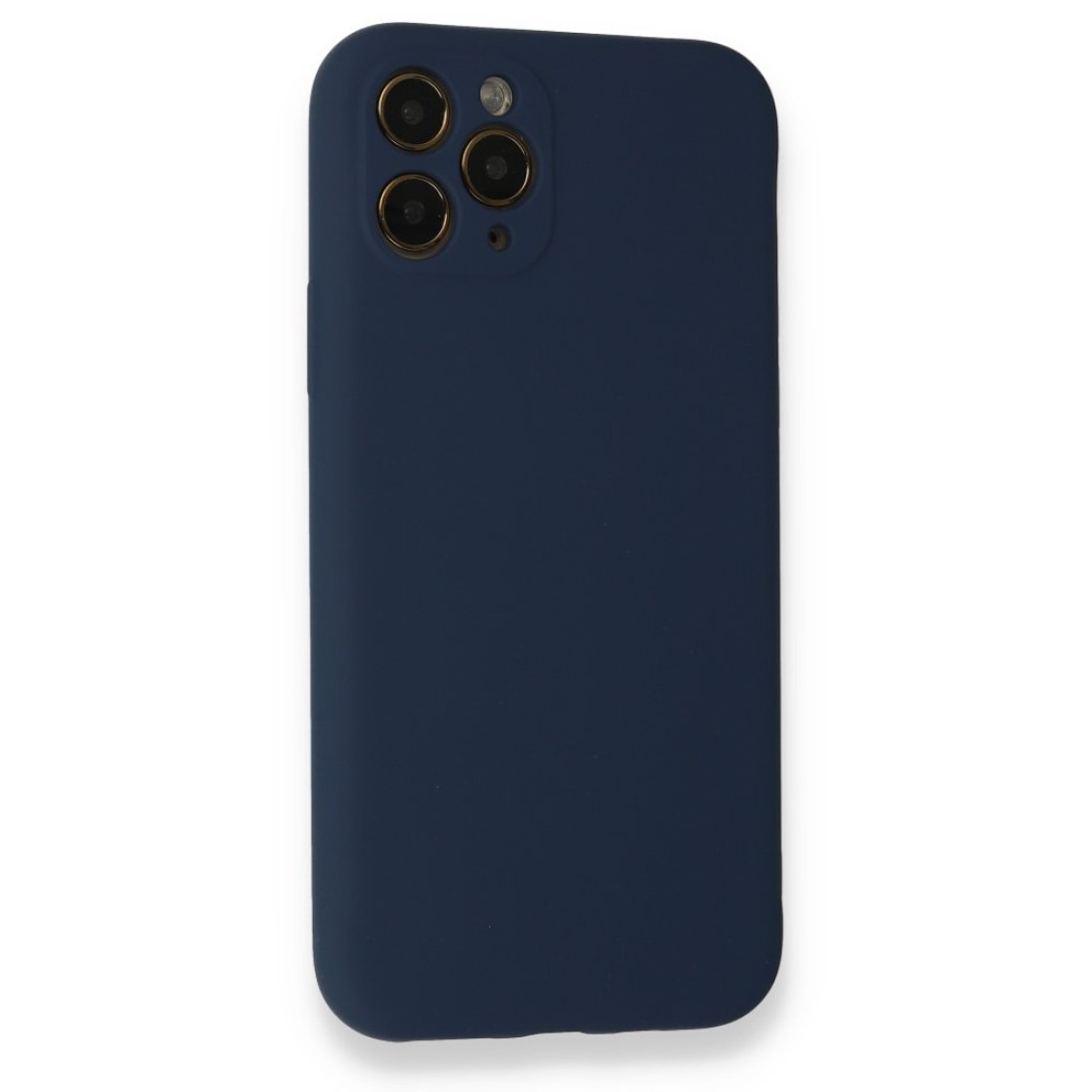 iPhone 11 Pro Kılıf Nano içi Kadife Silikon - Lacivert iPhone 11 Pro Kılıf Nano içi Kadife Silikon - Lacivert