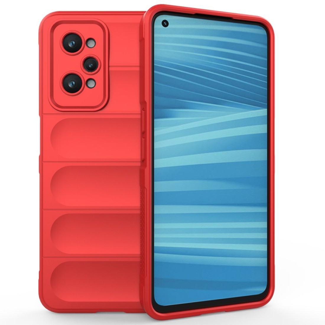  Realme GT2 5G Kılıf Optimum Silikon - Kırmızı