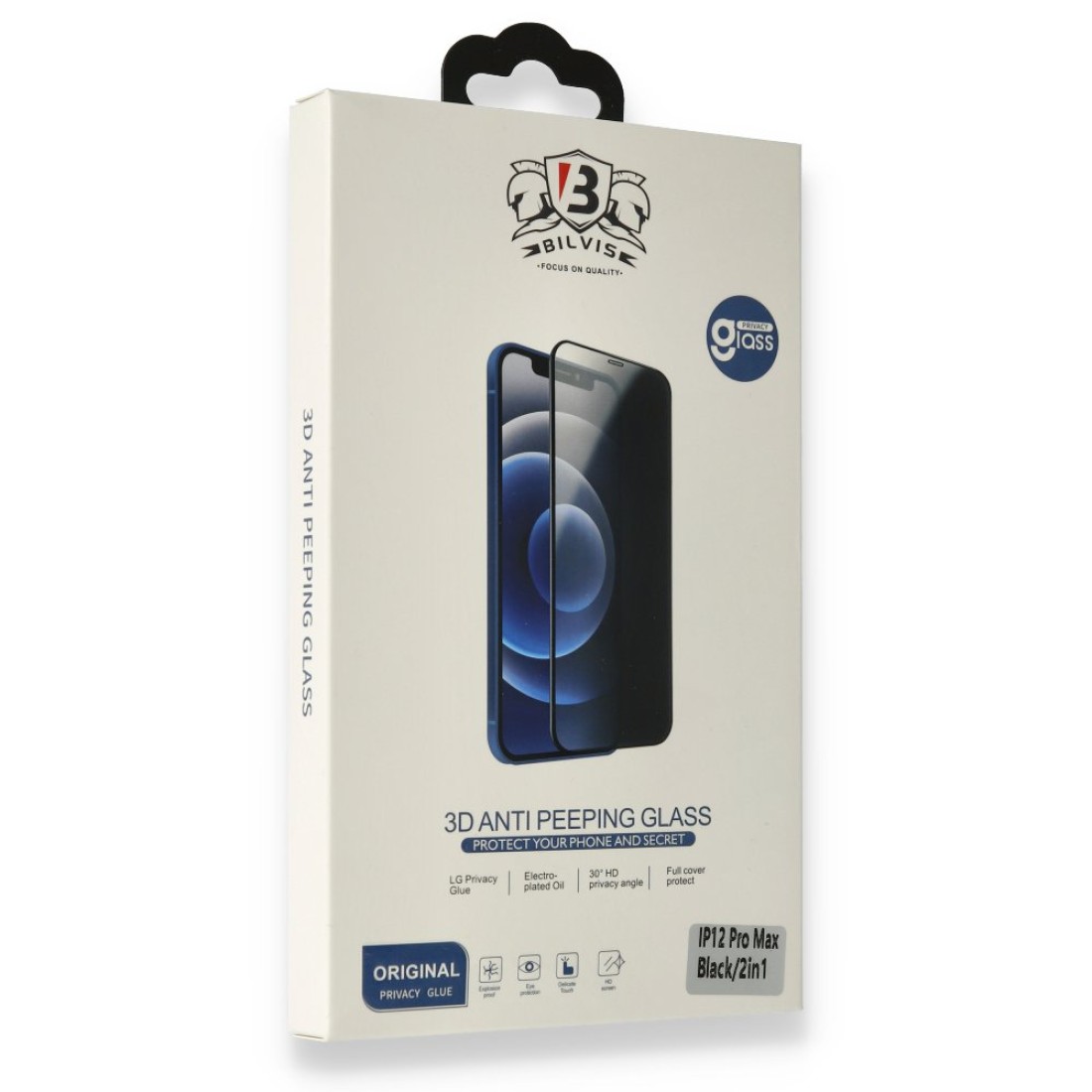  iPhone 15 Bilvis Hayalet Cam Ekran Koruyucu