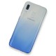  Samsung Galaxy A20 Kılıf Lüx Çift Renkli Silikon - Mavi
