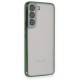  Samsung Galaxy S22 Kılıf Razer Lensli Silikon - Yeşil
