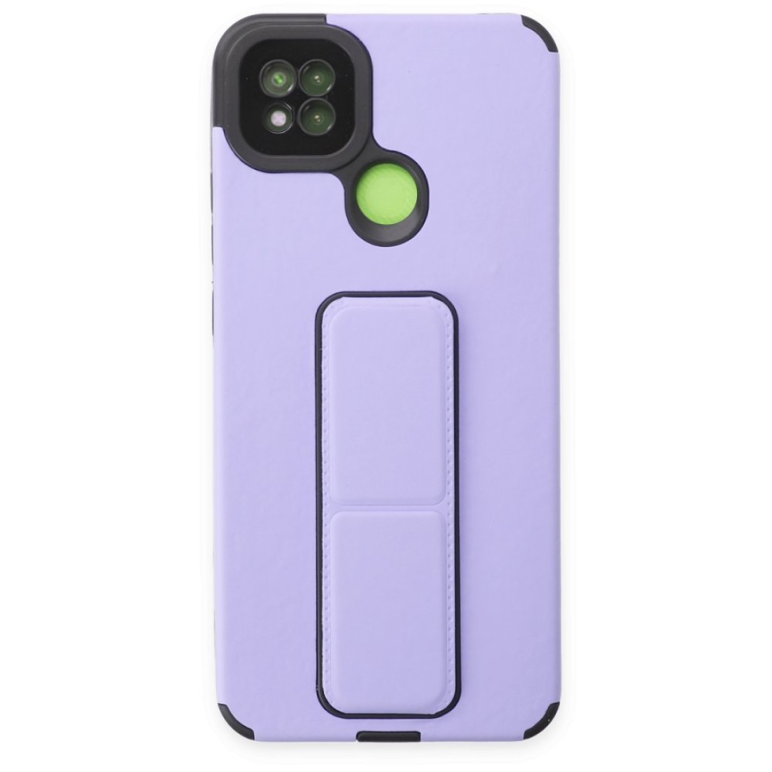  Xiaomi Redmi 9C Kılıf Mega Standlı Silikon - Lila