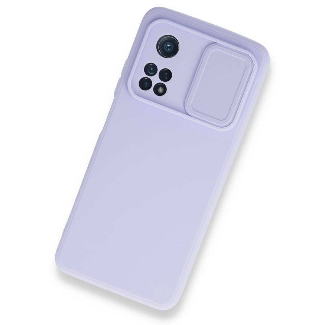  Xiaomi Mi 10T Pro Kılıf Color Lens Silikon - Mor