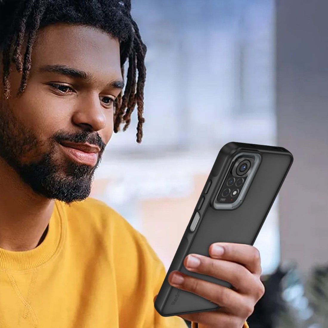 Xiaomi Redmi Note 11 Kılıf Elegant Kapak - Açık Mavi Xiaomi Redmi Note 11 Kılıf Elegant Kapak - Açık Mavi