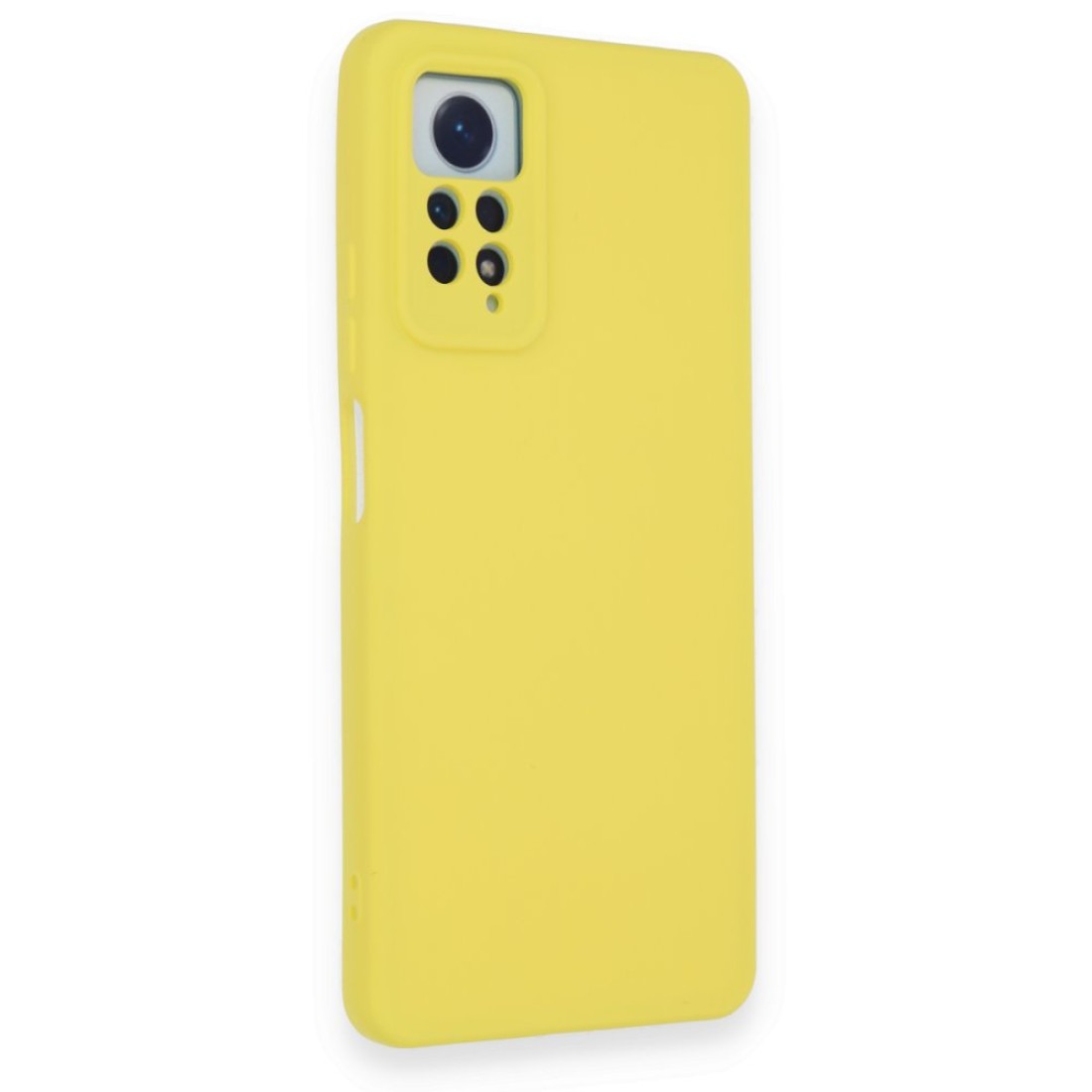Xiaomi Redmi Note 12 Pro 4G Kılıf Nano içi Kadife Silikon - Sarı Xiaomi Redmi Note 12 Pro 4G Kılıf Nano içi Kadife Silikon - Sarı
