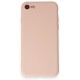  iPhone SE 2020 Kılıf First Silikon - Pudra