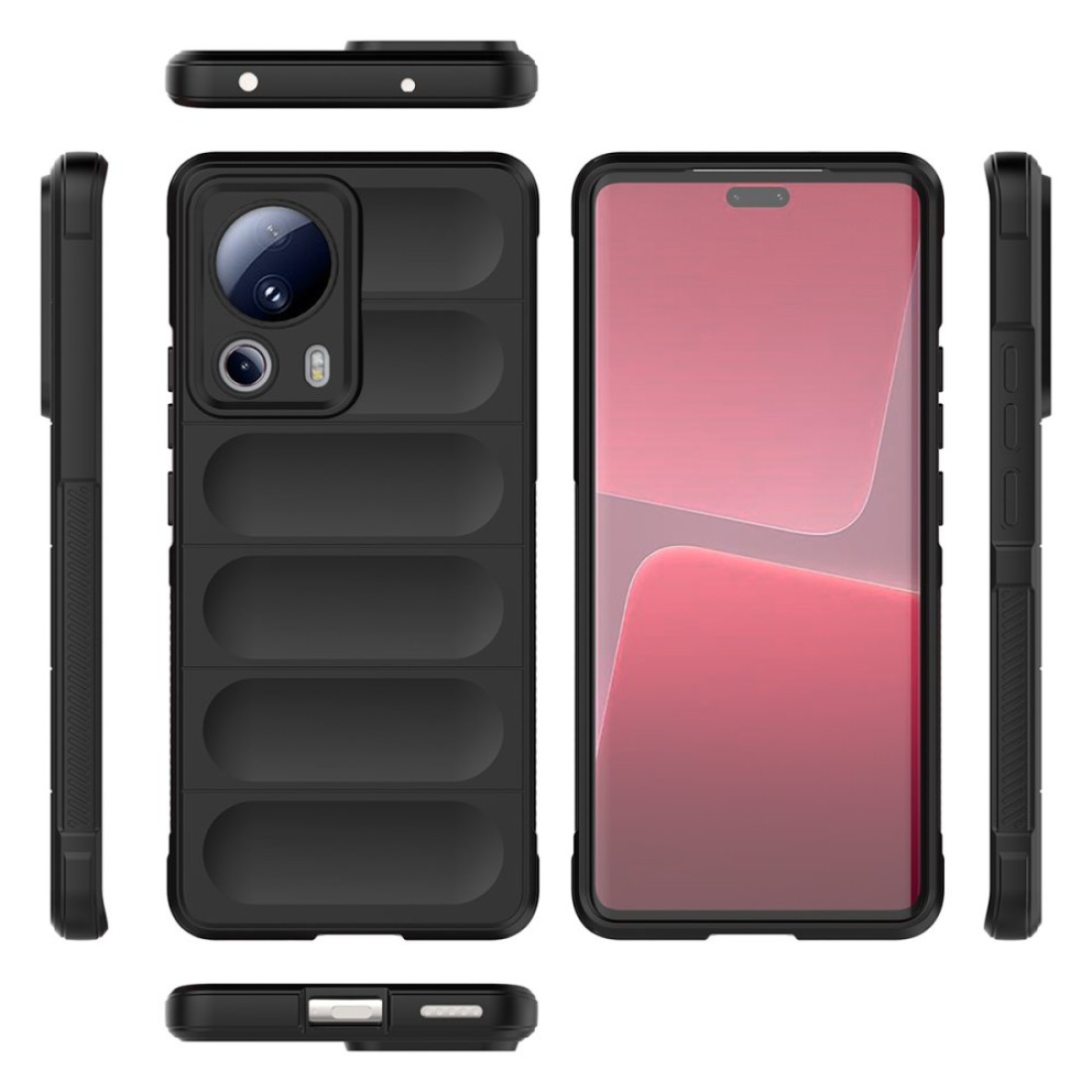  Xiaomi Mi 13 Lite Kılıf Optimum Silikon - Siyah