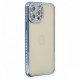 iPhone 12 Pro Kılıf Joke Taşlı Silikon - Mavi iPhone 12 Pro Kılıf Joke Taşlı Silikon - Mavi