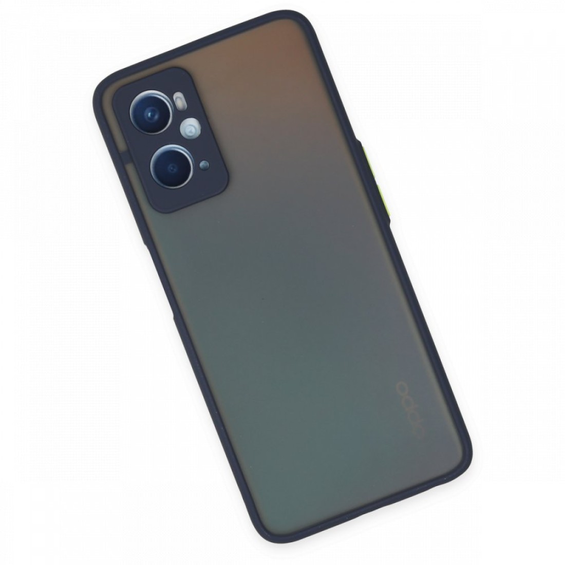  Oppo A96 Kılıf Montreal Silikon Kapak - Lacivert