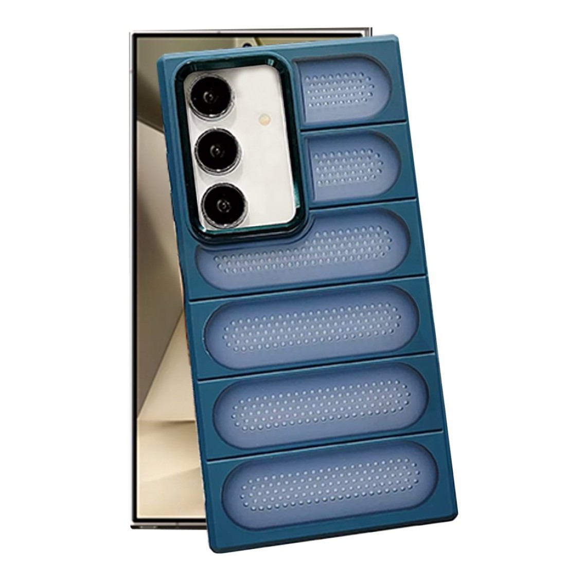  Samsung Galaxy S24 Kılıf Airmax Silikon Kapak - Lacivert