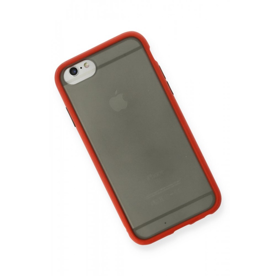  iPhone 6 Kılıf Montreal Silikon Kapak - Kırmızı