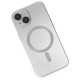  iPhone 14 Plus Kılıf Moshi Lens Magneticsafe Silikon - Gümüş