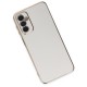  Samsung Galaxy M13 Kılıf Volet Silikon - Beyaz