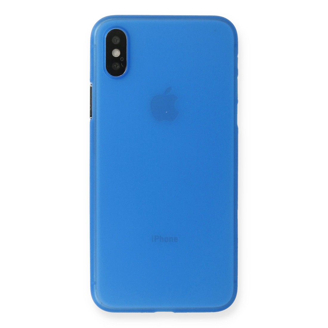  iPhone XS Kılıf PP Ultra İnce Kapak - Mavi