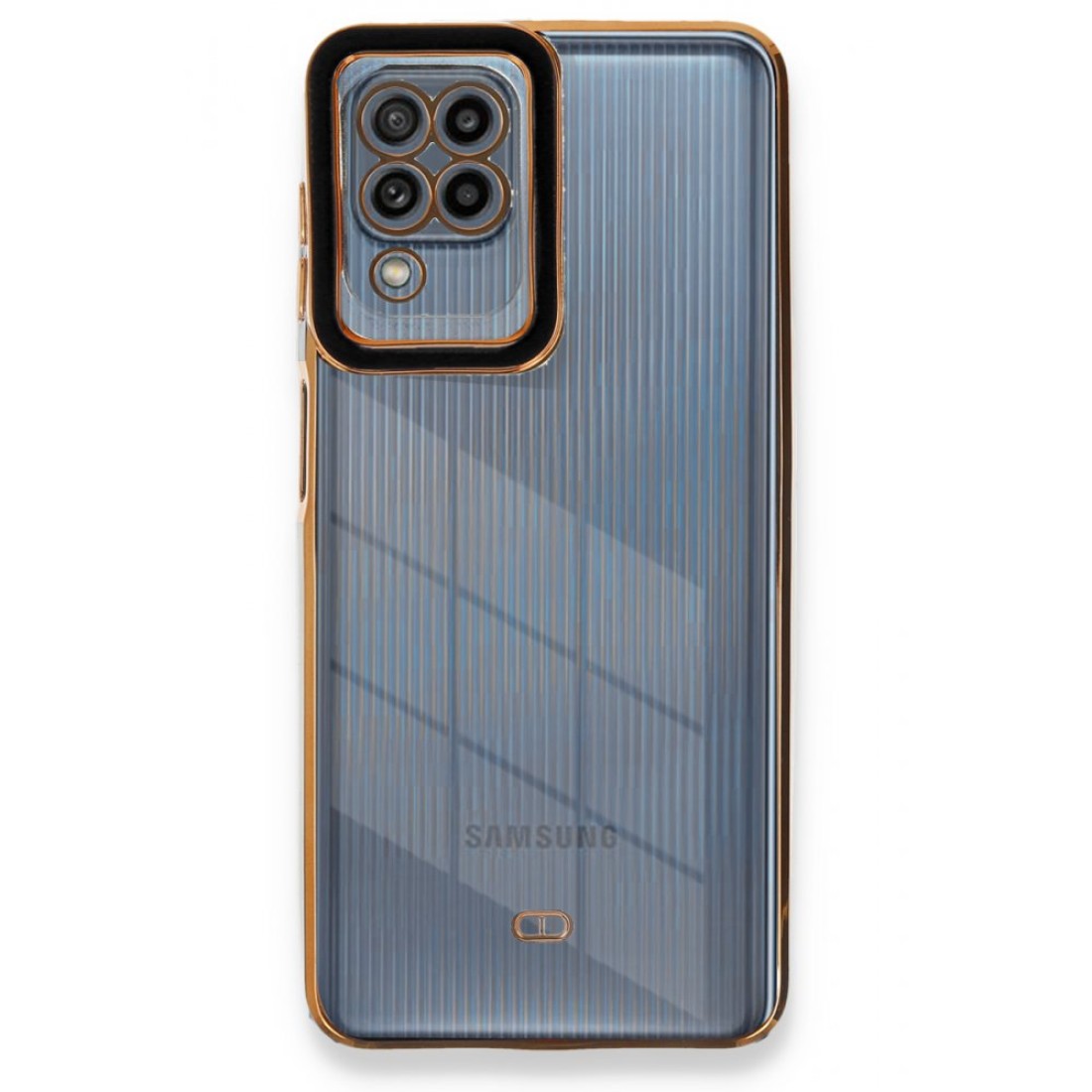  Samsung Galaxy M32 Kılıf Liva Lens Silikon - Siyah