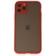  iPhone 11 Pro Kılıf Montreal Silikon Kapak - Kırmızı