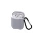 Airpods 2 (2.nesil) Sert Silikon Kılıf - Gri Airpods 2 (2.nesil) Sert Silikon Kılıf - Gri