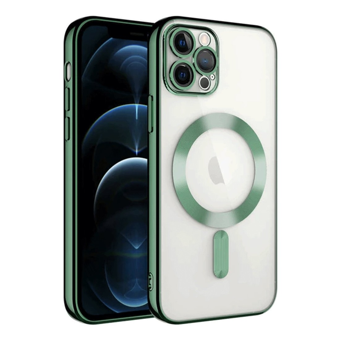 iPhone 14 Pro Max Kılıf Kross Magneticsafe Kapak - Koyu Yeşil iPhone 14 Pro Max Kılıf Kross Magneticsafe Kapak - Koyu Yeşil