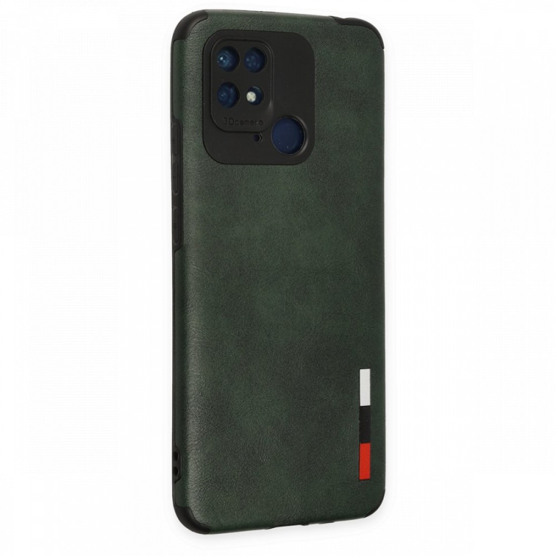  Xiaomi Redmi 10C Kılıf Loop Deri Silikon - Yeşil
