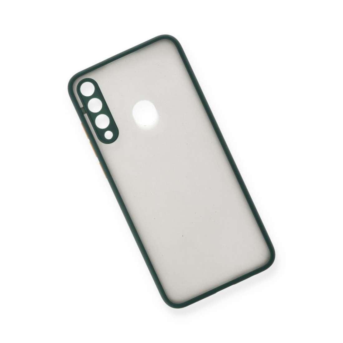  Huawei Y6P Kılıf Montreal Silikon Kapak - Yeşil