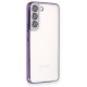  Samsung Galaxy S22 Kılıf Razer Lensli Silikon - Mor