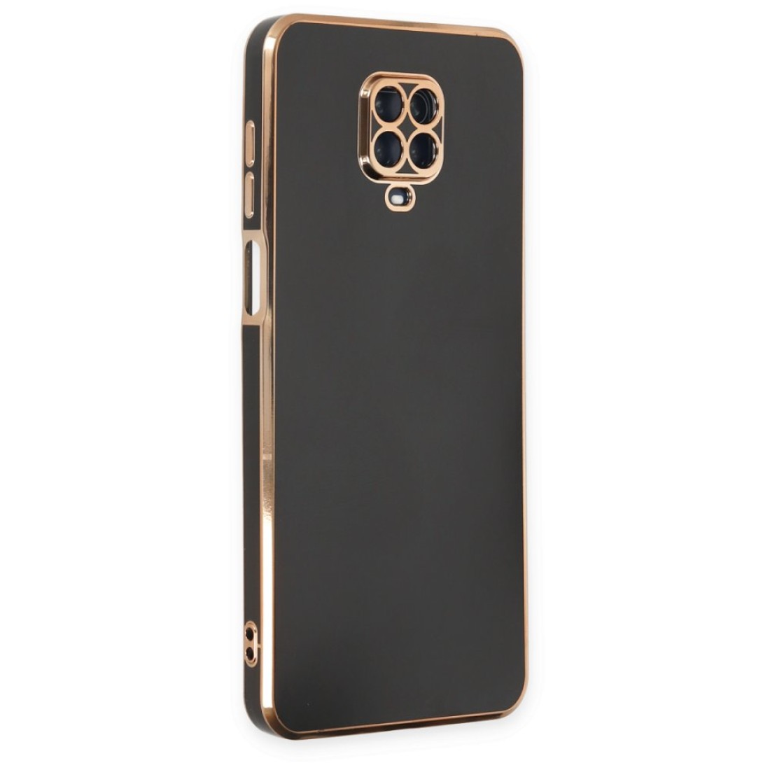  Xiaomi Redmi Note 9S Kılıf Volet Silikon - Siyah