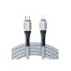 Konfulon DC35 Type-C to Lightning Kablo 1MT - Gri
