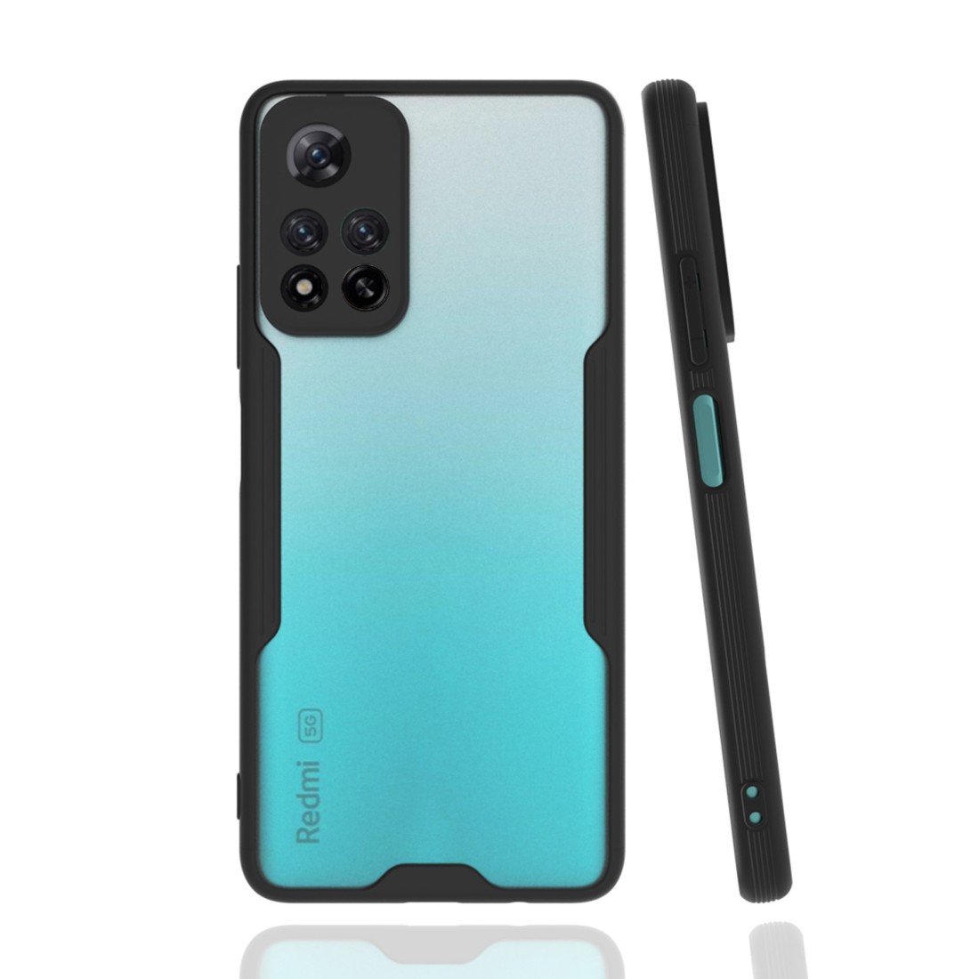  Xiaomi Redmi Note 11 Pro Plus 5G Kılıf Platin Silikon - Siyah