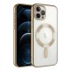  iPhone 14 Pro Max Kılıf Kross Magneticsafe Kapak - Gold