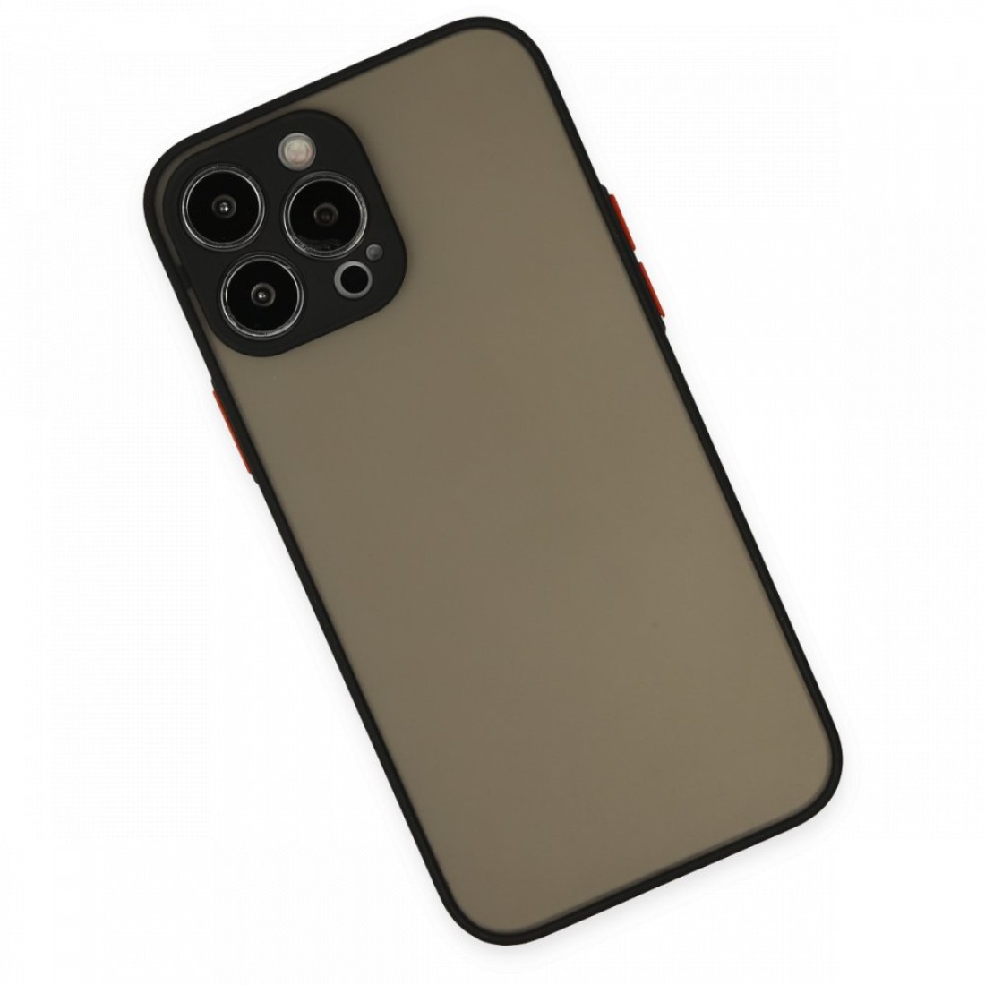  iPhone 14 Pro Max Kılıf Montreal Silikon Kapak - Siyah