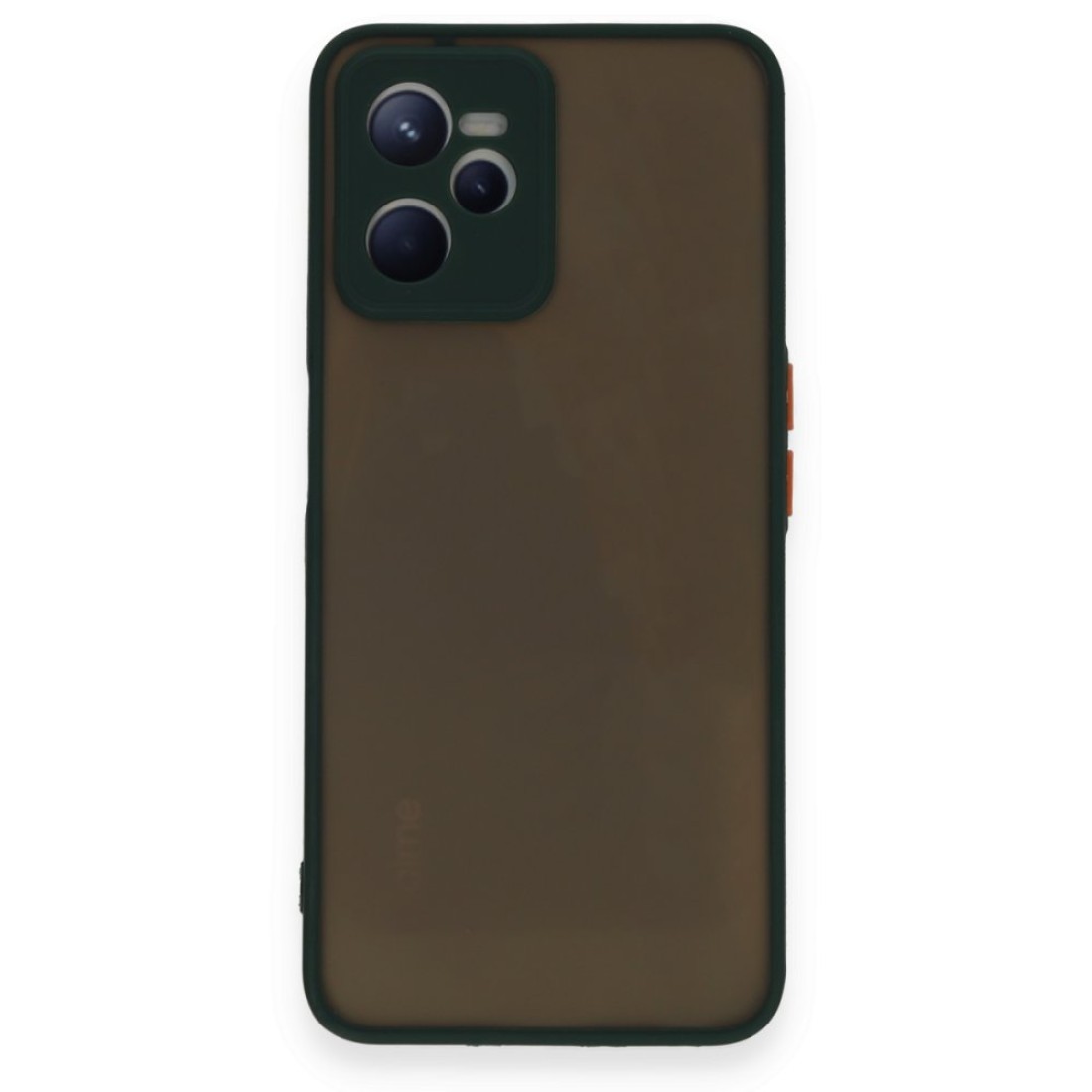  Realme C35 Kılıf Montreal Silikon Kapak - Yeşil