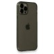  iPhone 12 Pro Kılıf Fly Lens Silikon - Siyah
