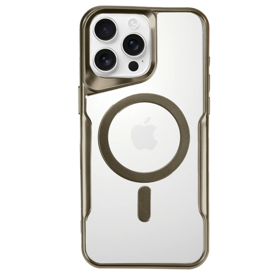  iPhone 16 Pro Kılıf Boyi Magsafe Silikon Kapak - Desert