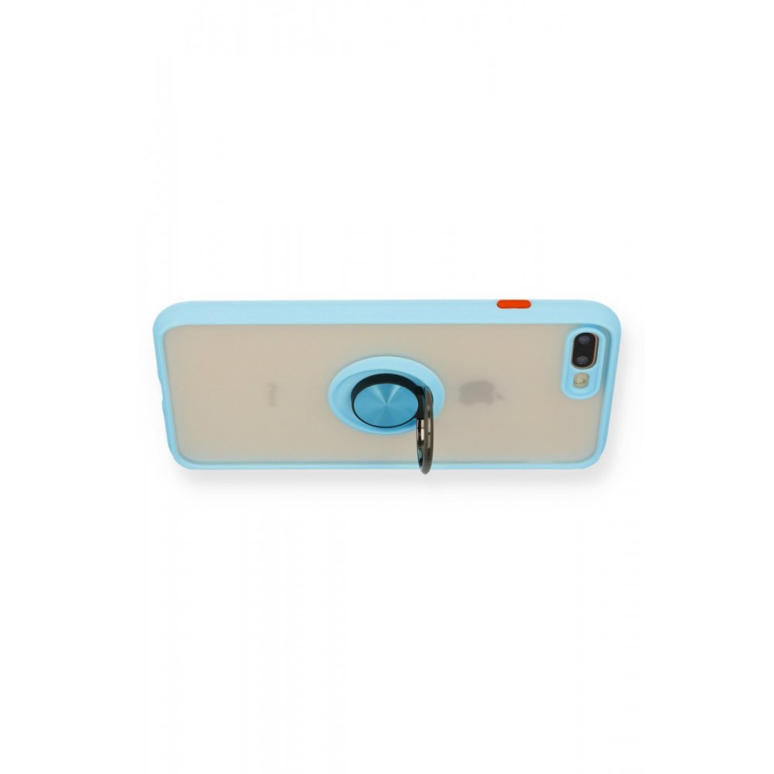 iPhone 7 Plus Kılıf Montreal Yüzüklü Silikon Kapak - Buz Mavi iPhone 7 Plus Kılıf Montreal Yüzüklü Silikon Kapak - Buz Mavi