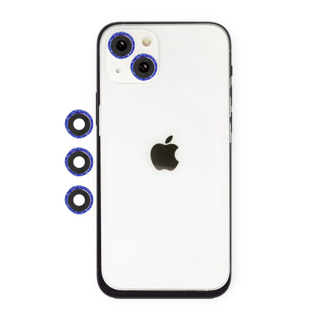  iPhone 13 Mini Shine Kamera Lens - Lacivert