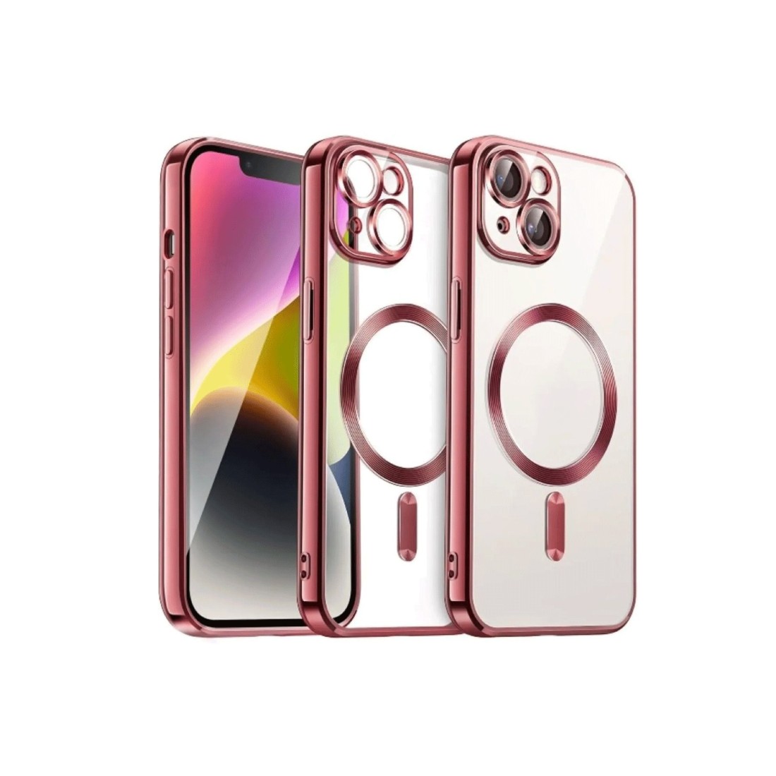 iPhone 15 Kılıf Kross Magneticsafe Kapak - Kırmızı iPhone 15 Kılıf Kross Magneticsafe Kapak - Kırmızı