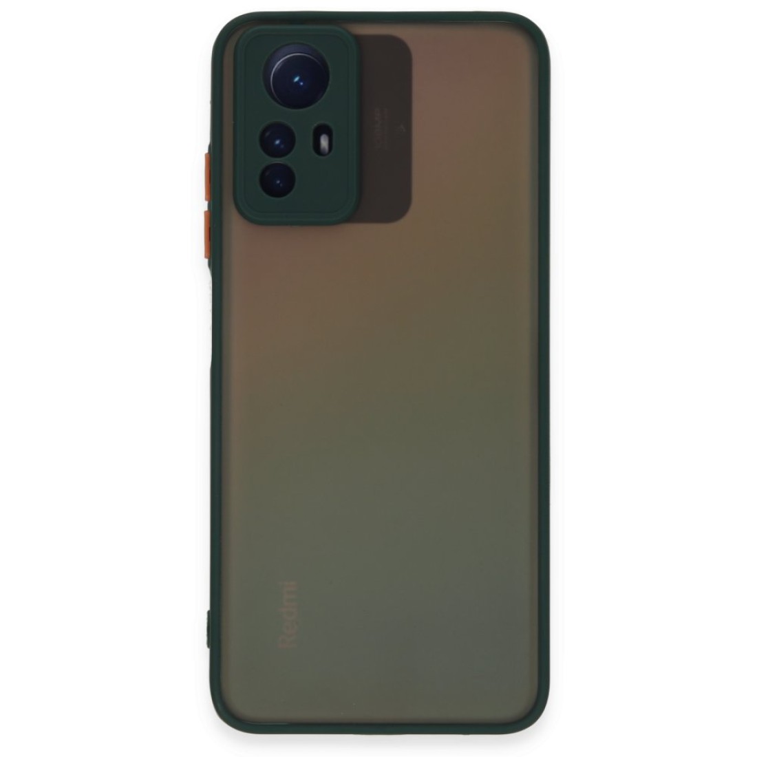  Xiaomi Redmi Note 12S Kılıf Montreal Silikon Kapak - Yeşil