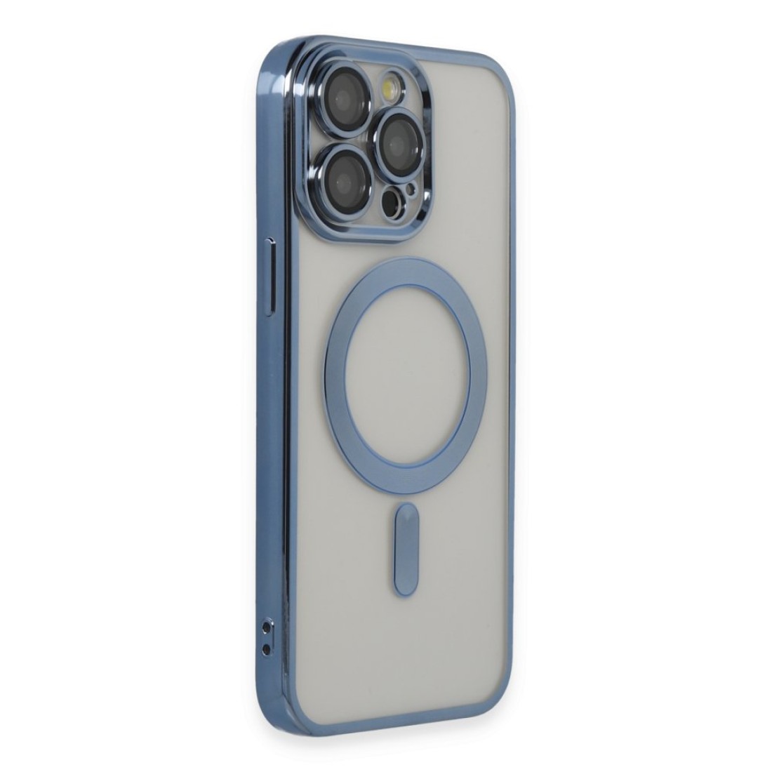  iPhone 14 Pro Max Kılıf Kross Magneticsafe Kapak - Sierra Blue