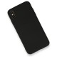  iPhone XS Max Kılıf Nano içi Kadife Silikon - Siyah