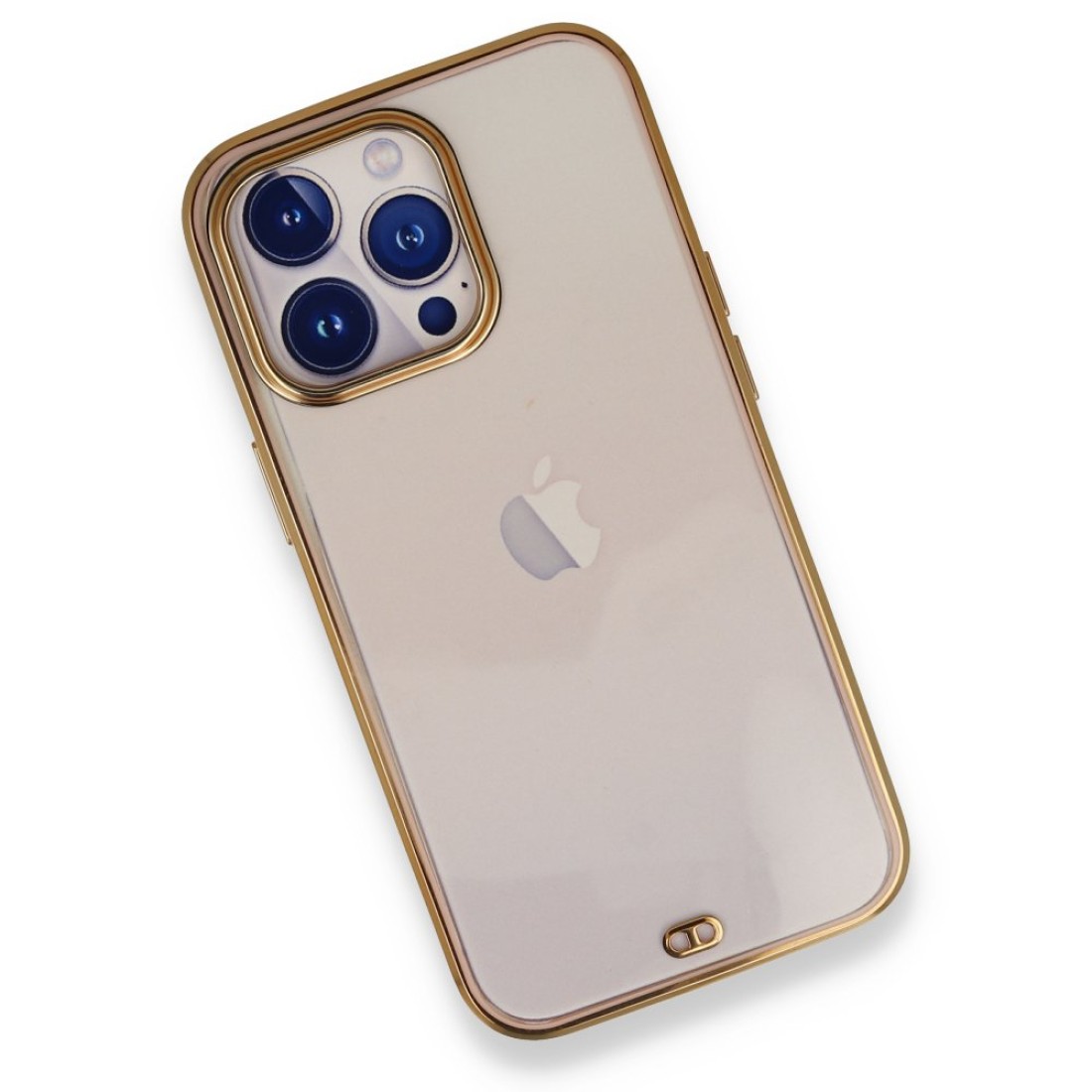  iPhone 13 Pro Max Kılıf Liva Silikon - Açık Pembe