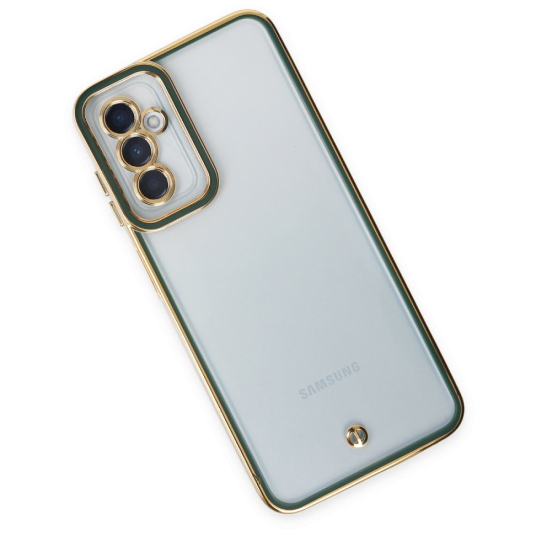 Samsung Galaxy M13 Kılıf Liva Lens Silikon - Yeşil Samsung Galaxy M13 Kılıf Liva Lens Silikon - Yeşil