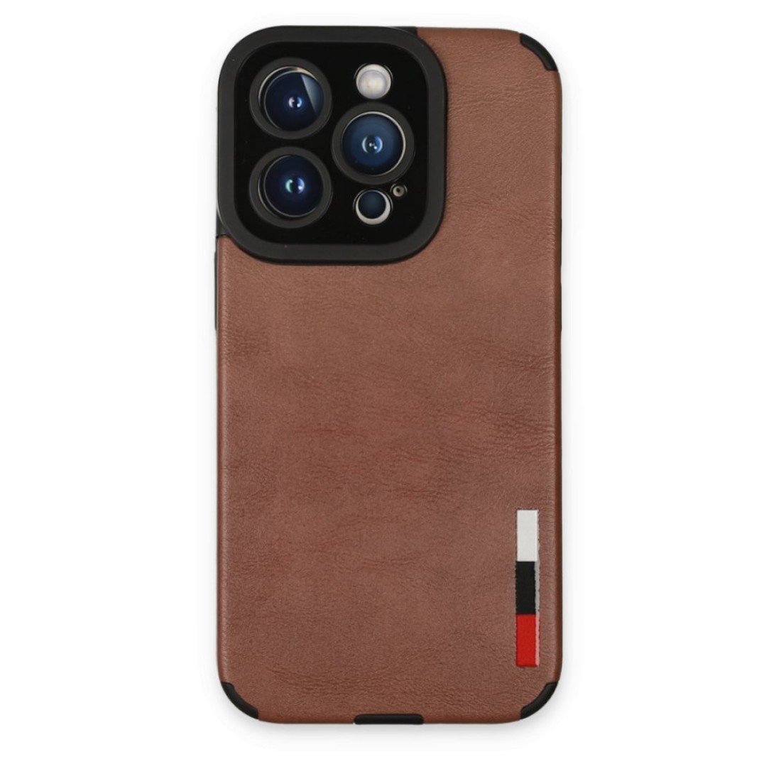  iPhone 14 Pro Max Kılıf Loop Deri Silikon - Kahverengi