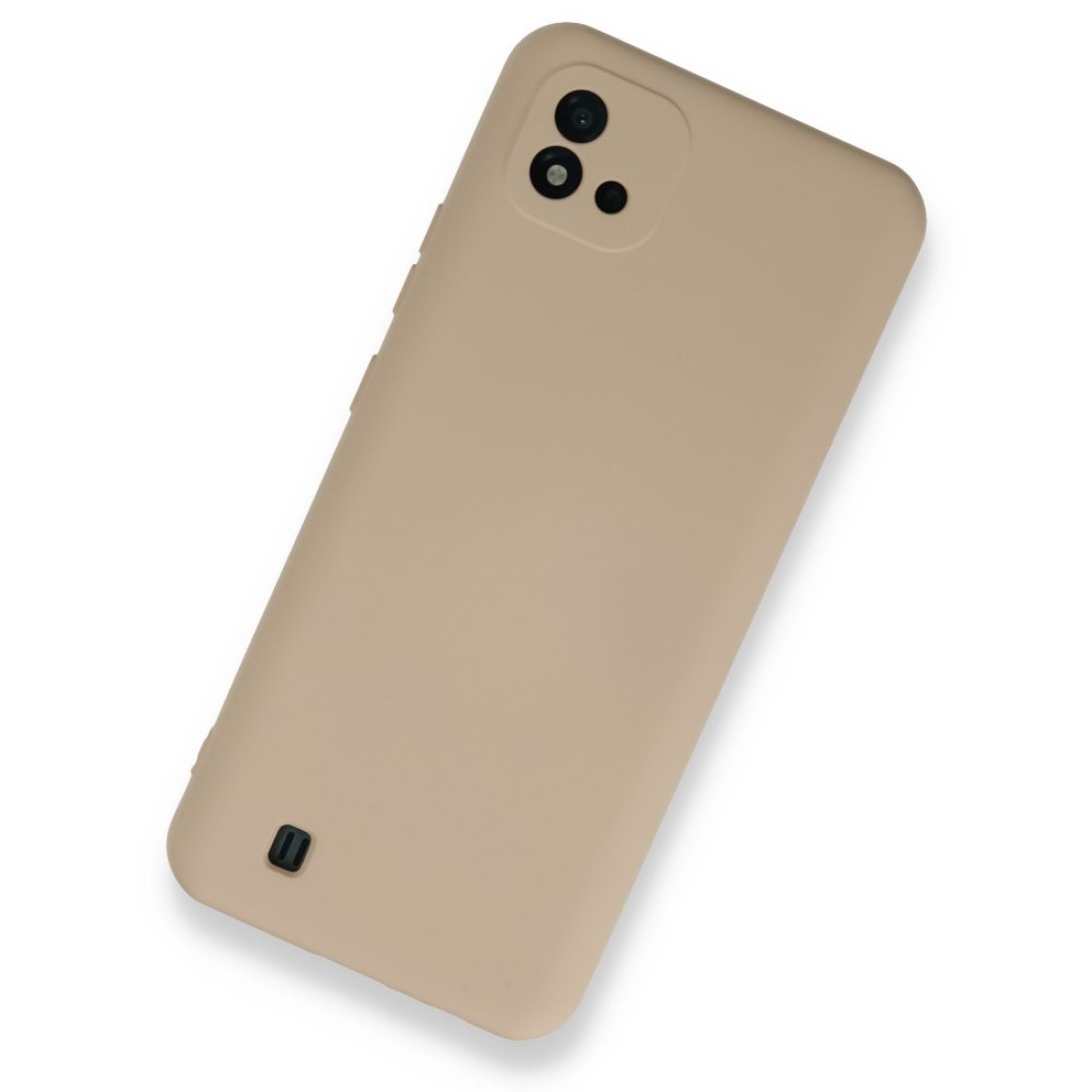  Realme C11 2021 Kılıf Nano içi Kadife Silikon - Pudra