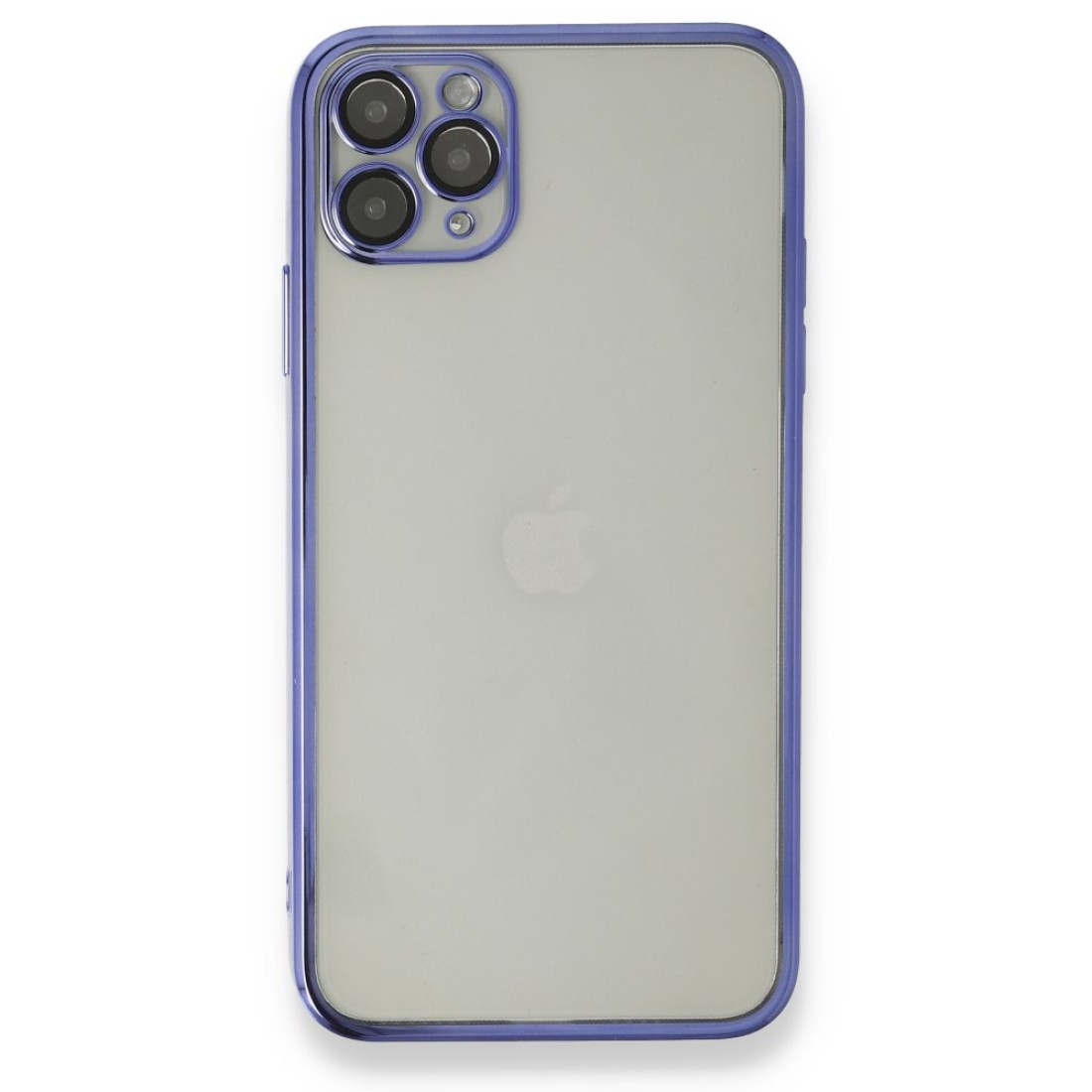  iPhone 11 Pro Kılıf Razer Lensli Silikon - Mor