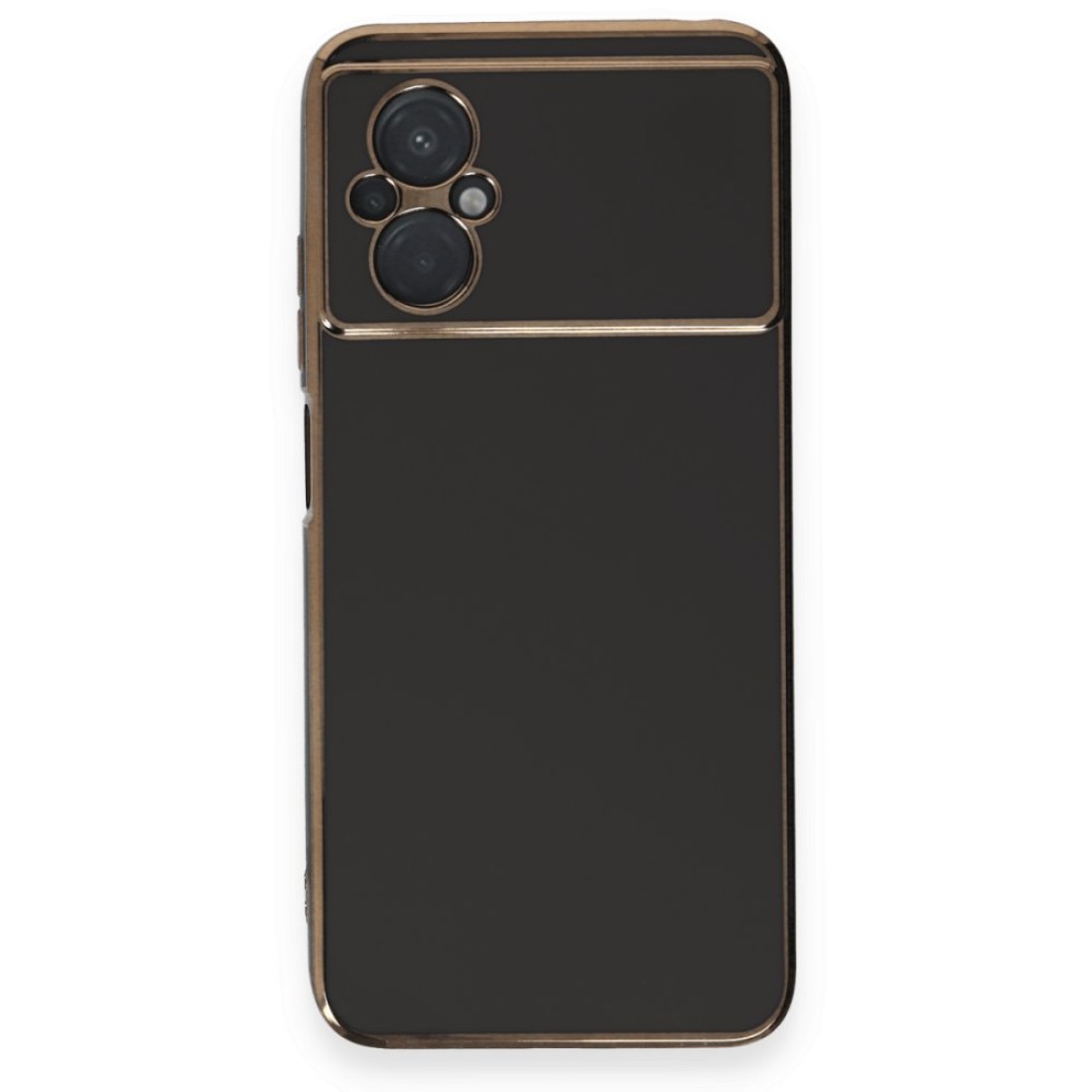  Xiaomi Poco M5 Kılıf Volet Silikon - Siyah