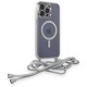 iPhone 12 Pro Kılıf Divo Lazer Askılı Magsafe Kapak - Gümüş iPhone 12 Pro Kılıf Divo Lazer Askılı Magsafe Kapak - Gümüş