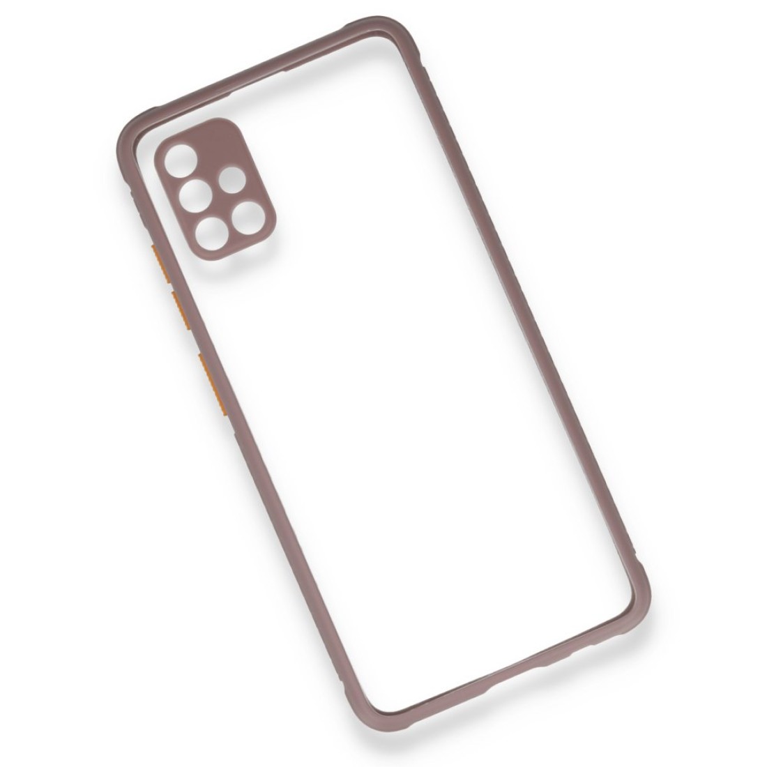 Samsung Galaxy A71 Kılıf Miami Şeffaf Silikon - Açık Mor Samsung Galaxy A71 Kılıf Miami Şeffaf Silikon - Açık Mor