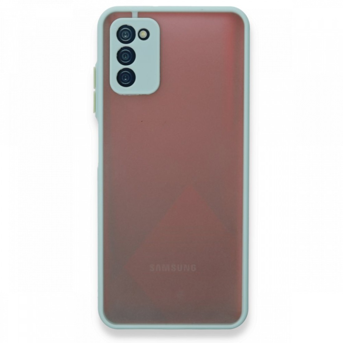  Samsung Galaxy A03S Kılıf Montreal Silikon Kapak - Turkuaz
