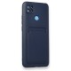  Xiaomi Redmi 9C Kılıf Kelvin Kartvizitli Silikon - Lacivert